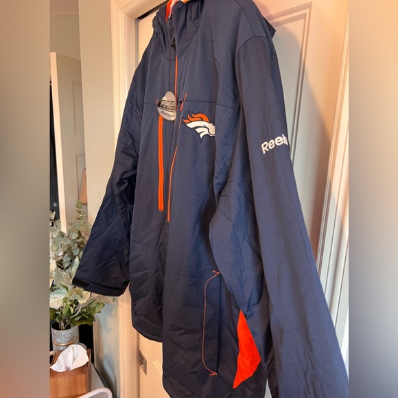 Denver Broncos Vintage 2010 Winter Fleece Lined Coat - Size L - NEW w/tags - Picture 6 of 9
